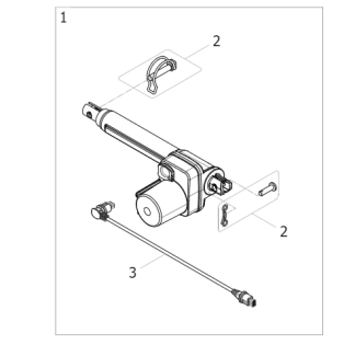 Medley Head Raise Motor