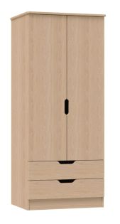 Europa Couture Gents Wardrobe Light Oak