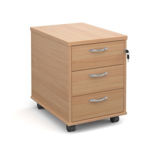 3 Drawer Mobile Desk Pedestal 600mm Deep