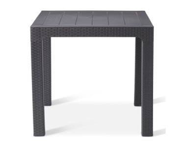 San Francisco 1500 x 900mm Table - Anthracite, 6 seater