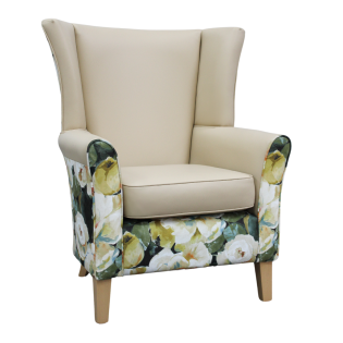 Claremont Buttercup Lounge Chair With Wings