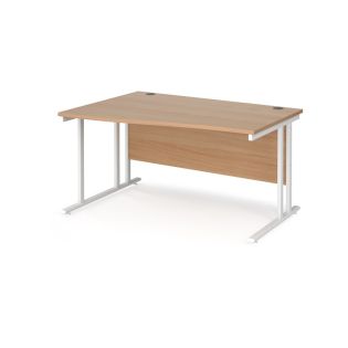 Left Hand Wave Desk 1400mm Wide