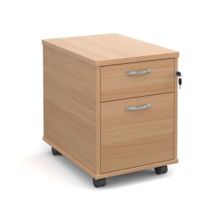 2 Drawer Mobile Desk Pedestal 600mm Deep