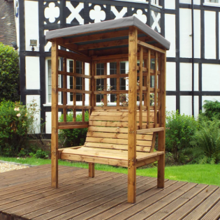 2 Seater Arbour Grey