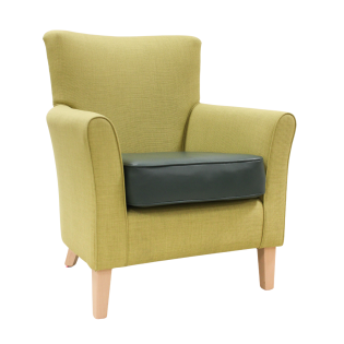 Claremont Olive Mid Back Lounge Chair 