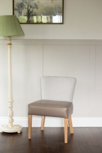 Kenwood Greige Herringbone Side Chair