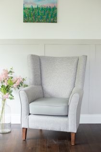 Mayfair Grey High Back Chair