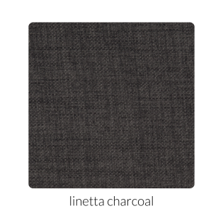 Amelia 3 Seater Sofa Beech Wood Linetta Charcoal