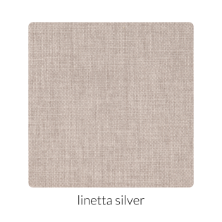 Amelia 3 Seater Sofa Beech Wood Linetta Silver