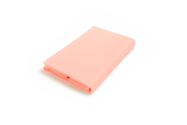 Poly Cotton Flat Sheet; Single Bed Peach