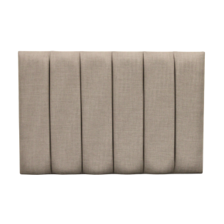 4' Peony Deluxe Stripe Headboard Linoso Cream