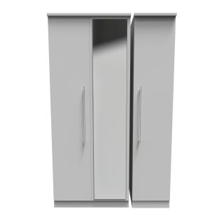 Europa Urban: 3 Door Combination Wardrobe Grey Matt
