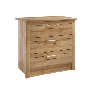 Signet 3 Drawer Wide Chest Mountain Oak