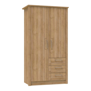 Signet Combi Wardrobe in Mountain Oak