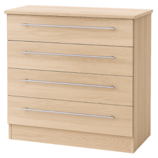 Europa Urban 4 Drawer Wide Chest in Bardolino
