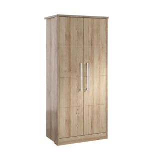 Voyage 2 Door Wardrobe Sand Beech With Harley Handle