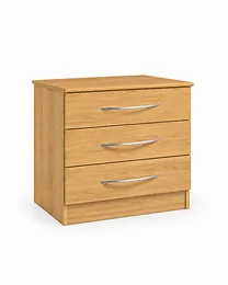 Banbury 3 Drawer Wide Chest in Lissa Oak