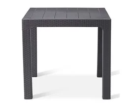 San Francisco Square 4 Seater Table in Anthracite