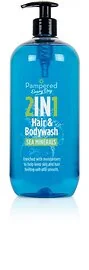Pampered 2in1 Hair And Body Wash Sea Minerals 1L