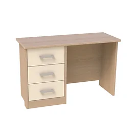 Voyage Dressing Table in Lissa Oak with Cream Drawers