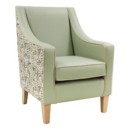 Canonbury Blossom Lounge Chair in Sage