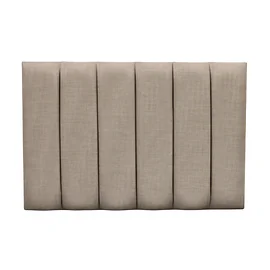 3ft Peony Deluxe Stripe Headboard Linoso Cream