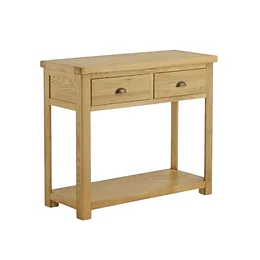 Portland Console Table in Oak 