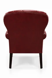 Whitehall Antique Red Lounge High Back Chair